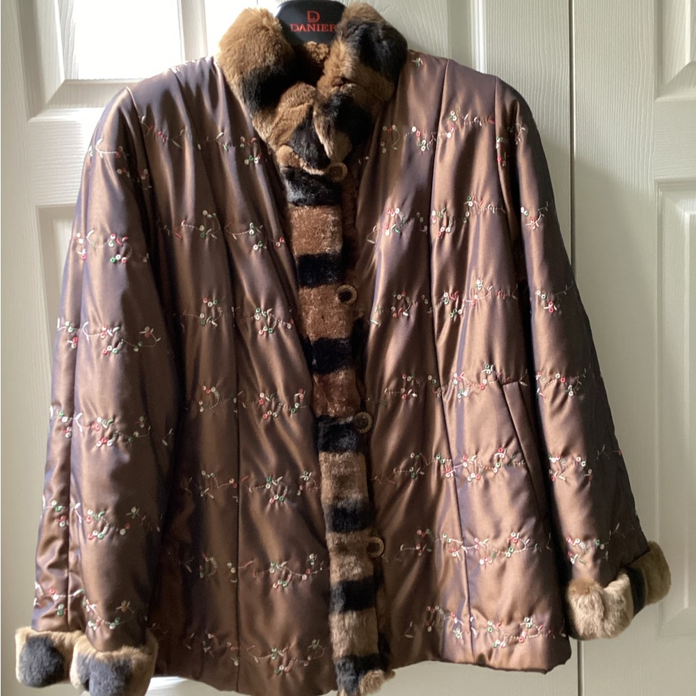 Reversible Winter Chinchilla Jacket